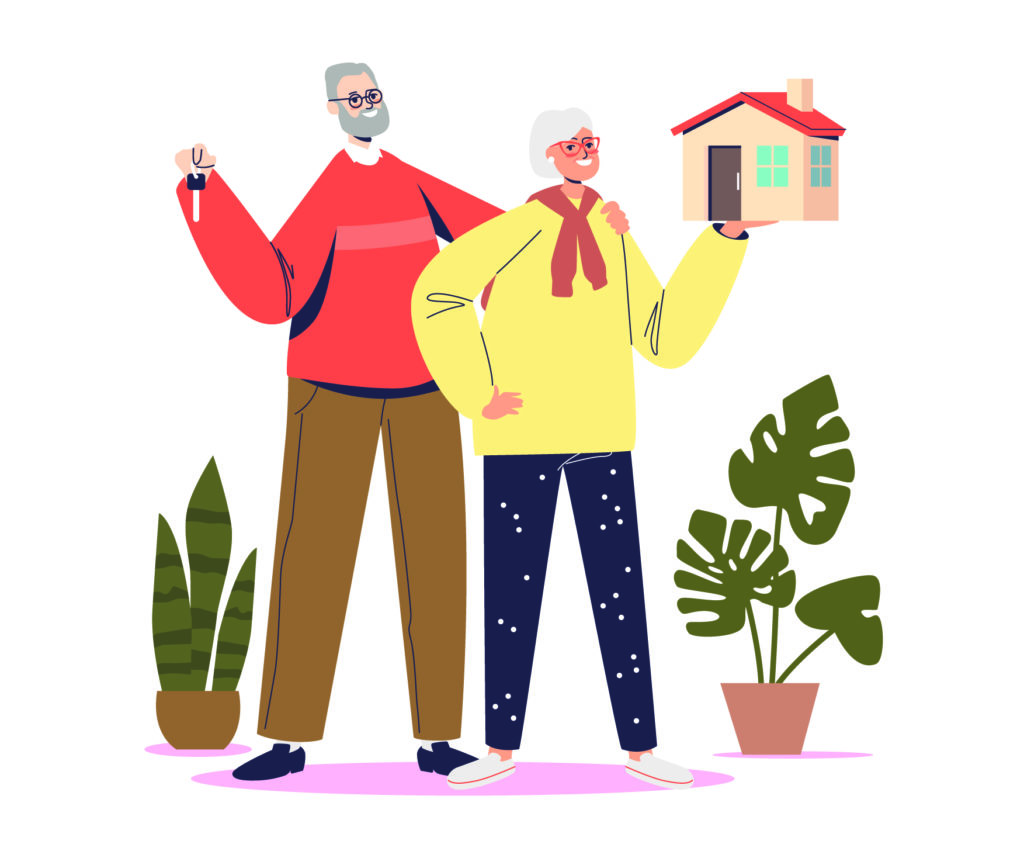 Graphic for seniors moving or changing homes