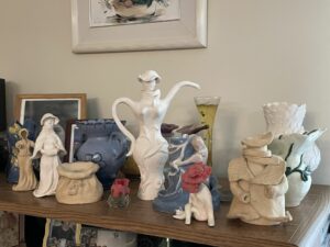 A variety of ceramic pieces made by Lidiya Kanovich